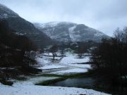 Edrada con nieve. Edrada, Orense